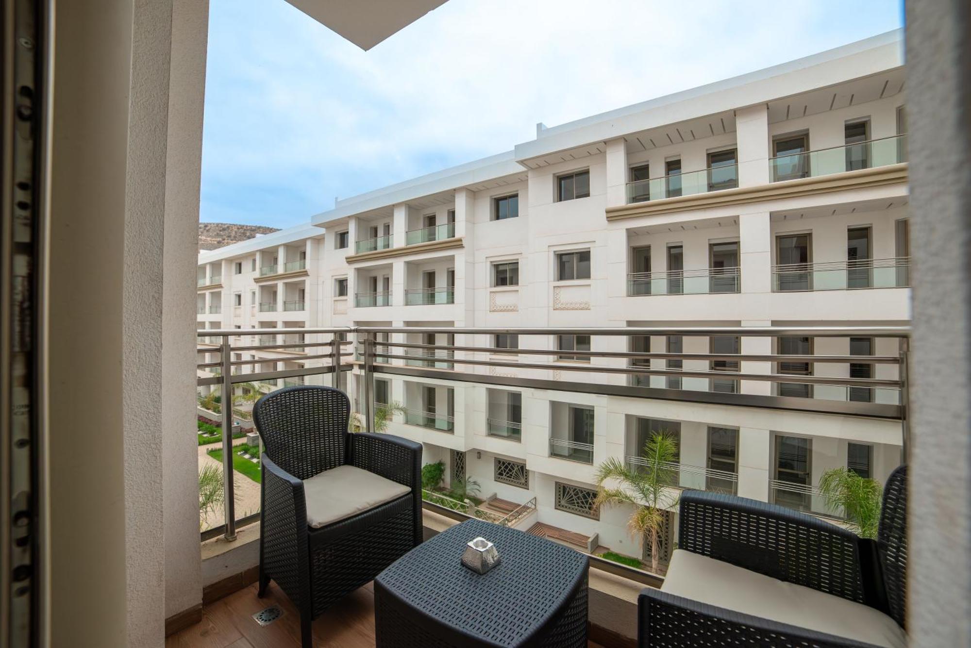 Luxury Seafront Apartment 101Sqm With Wi-Fi And Parking Agadir Dış mekan fotoğraf