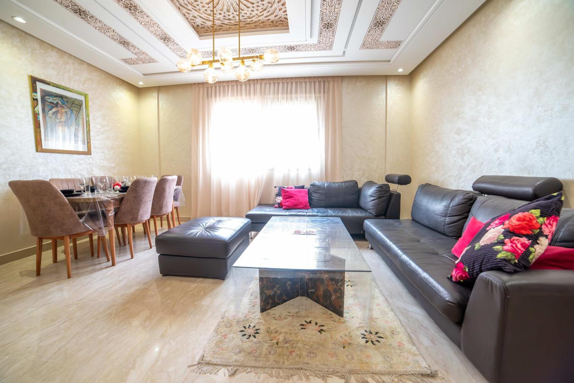 Luxury Seafront Apartment 101Sqm With Wi-Fi And Parking Agadir Dış mekan fotoğraf